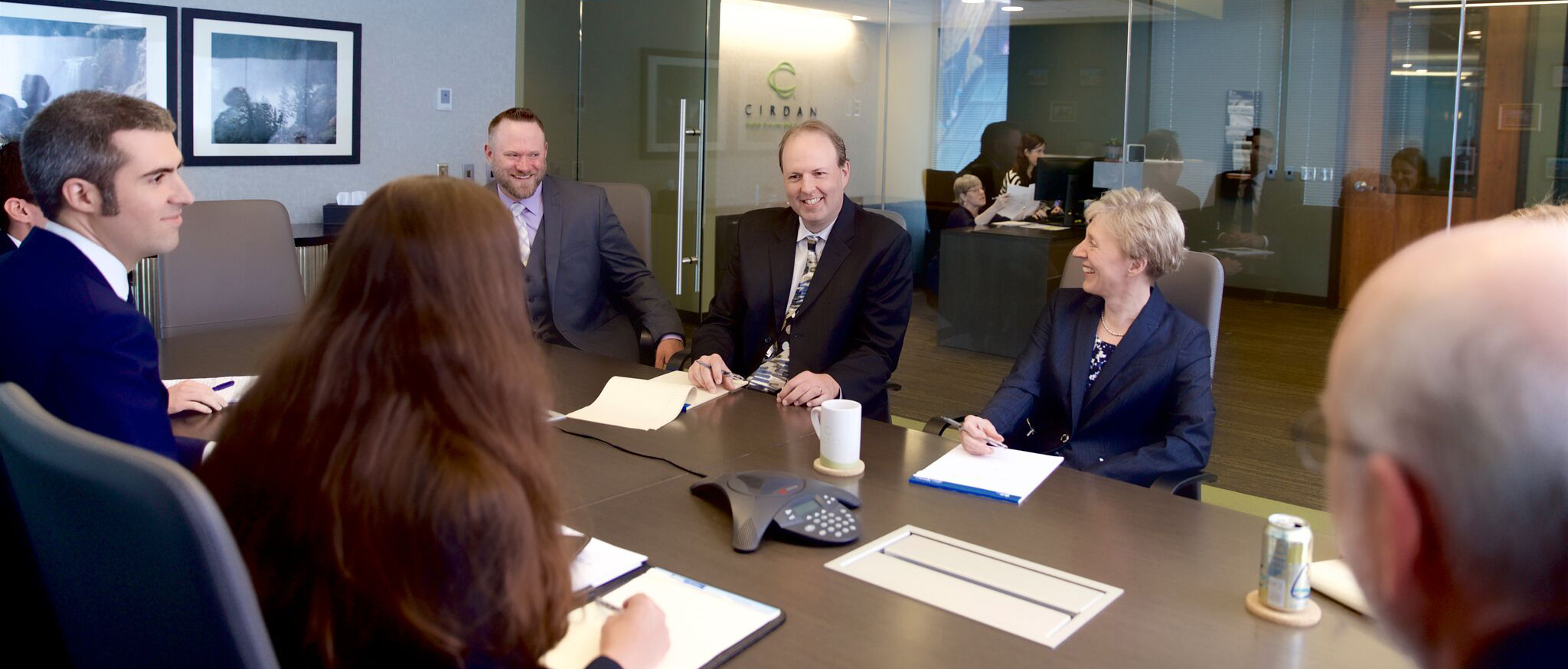 Cirdan Team in Conference Room